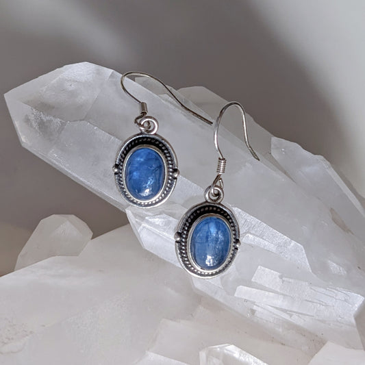 [MEKY01] Kyanite Silver Earrings 藍晶銀耳環