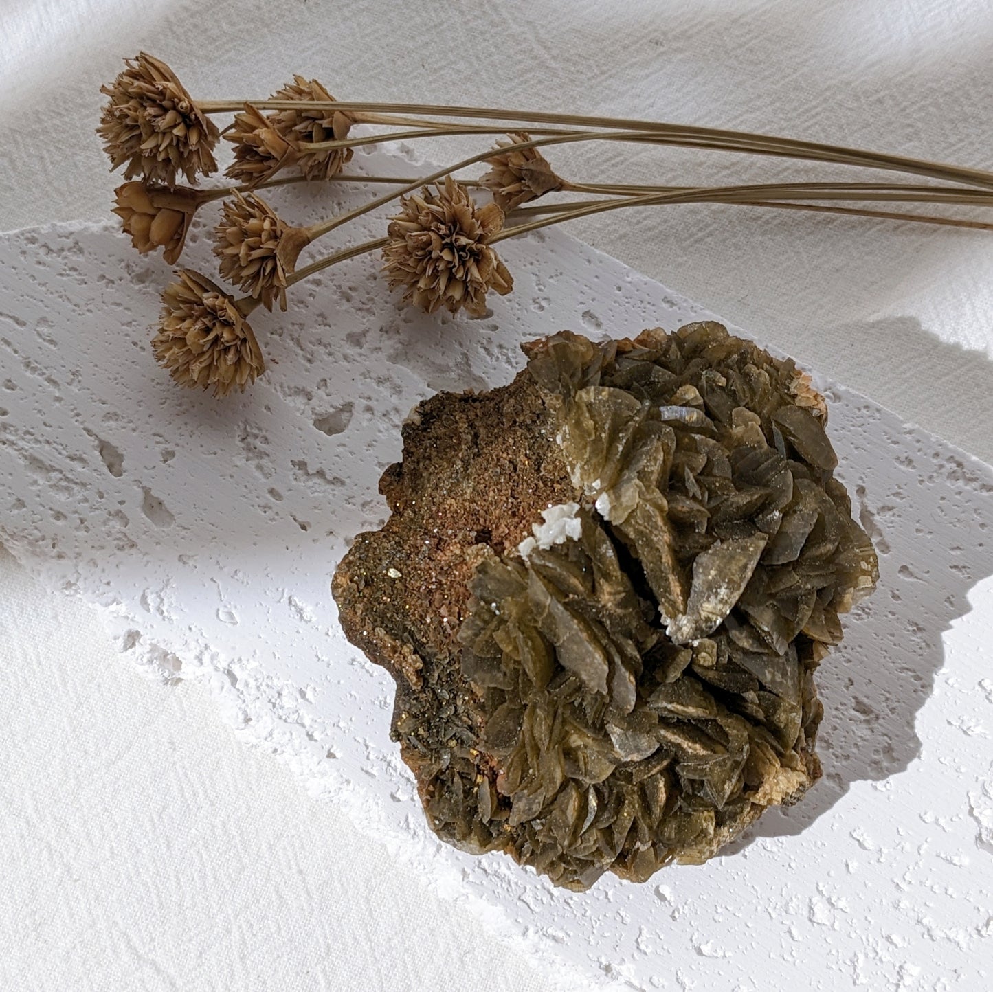 [SI04] Siderite Dolomite Pyrite Specimen 菱鐵礦白雲石硫鐵礦