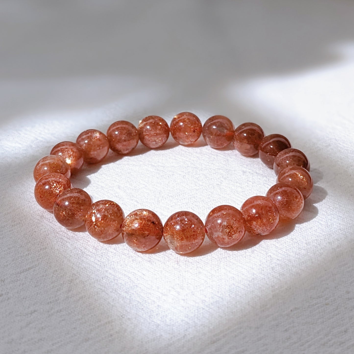 [MBSU05] Premium Grade Sunstone Bracelet 高品太陽石手串 10mm