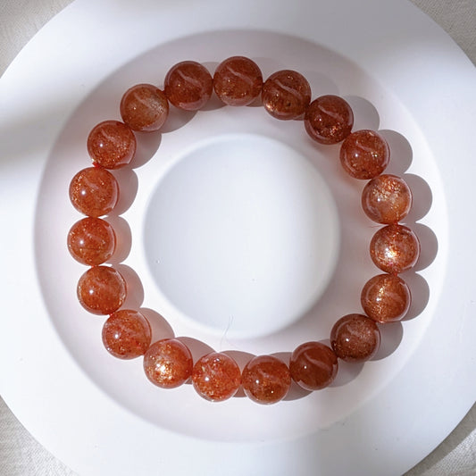 [MBSU05] Premium Grade Sunstone Bracelet 高品太陽石手串 10mm