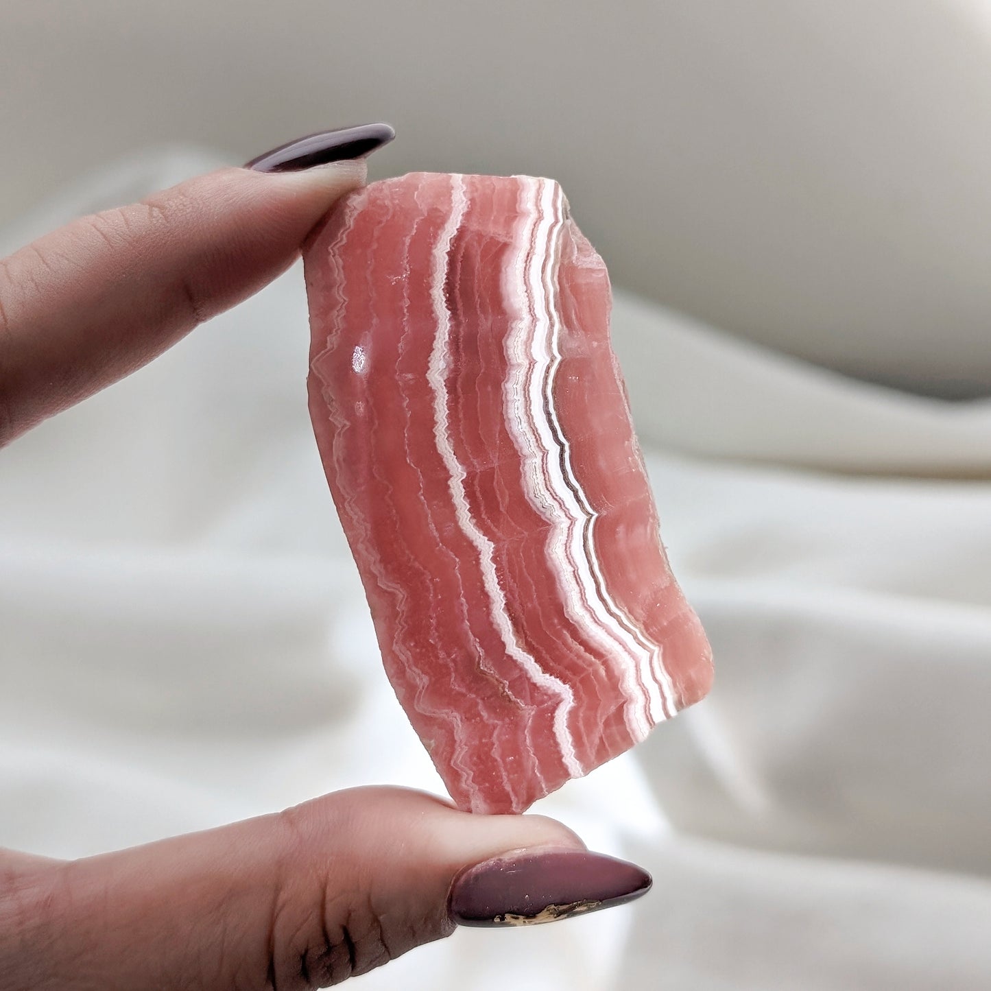 [RH04] Polished Rhodochrosite Slab, Argentina