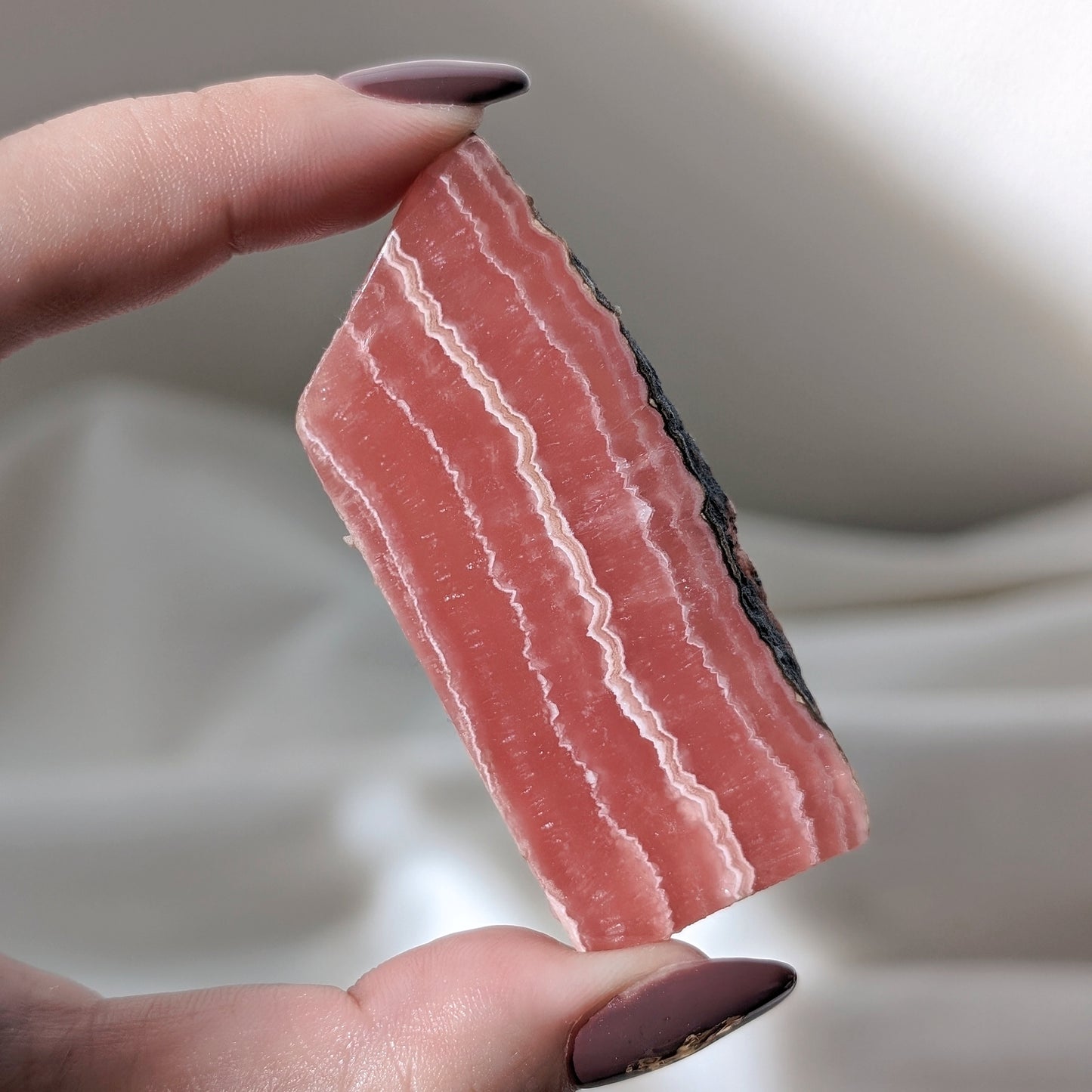 [RH05] Polished Rhodochrosite Slab, Argentina