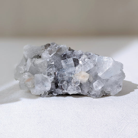 [AP08] Apophyllite with Chalcedony 灰鑽石魚眼瑪瑙共生
