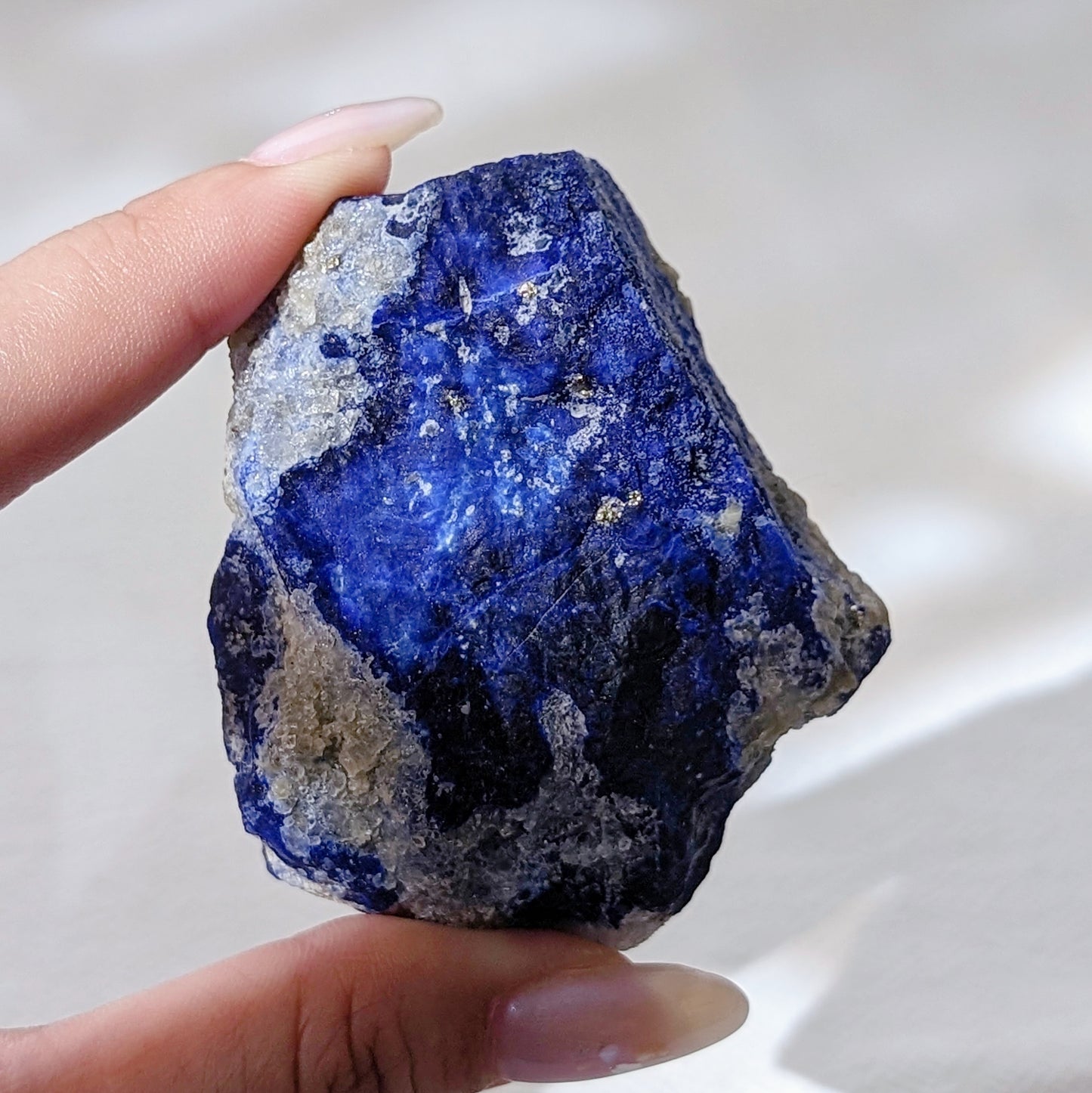 [LL18] Premium Quality Raw Lapis Lazuli 老礦青花紋青金石原石