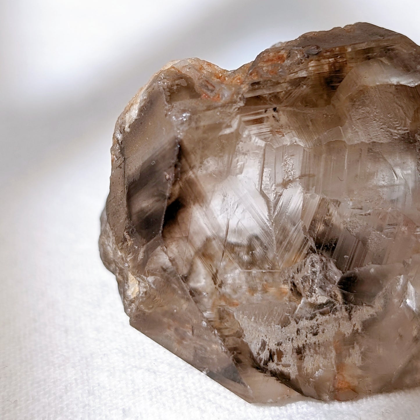 [SK13] "Fingerprint" Smoky Elestial Quartz, Africa