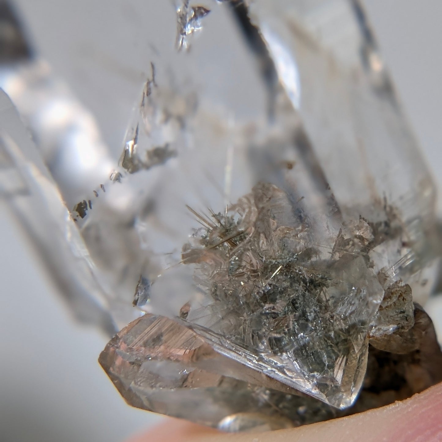 [HQ02] Himalayan Quartz with Golden Rutiles, India