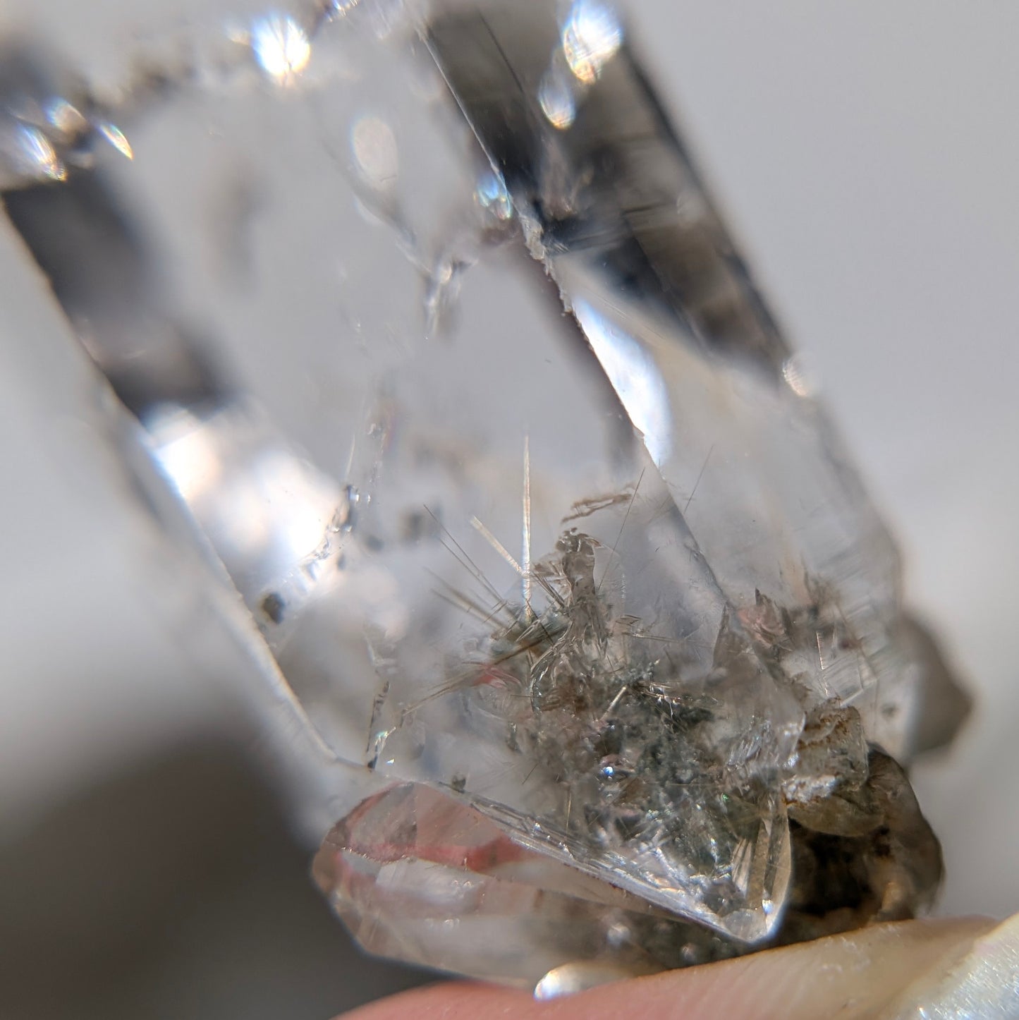 [HQ02] Himalayan Quartz with Golden Rutiles, India