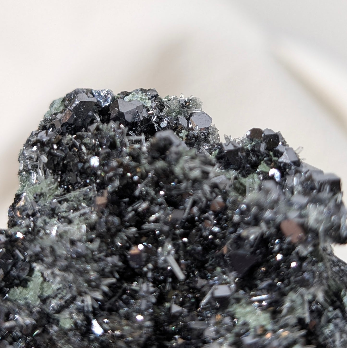 [GA03] Galena with Calcite Quartz, Bulgaria 保加利亞方鉛礦白水晶共生