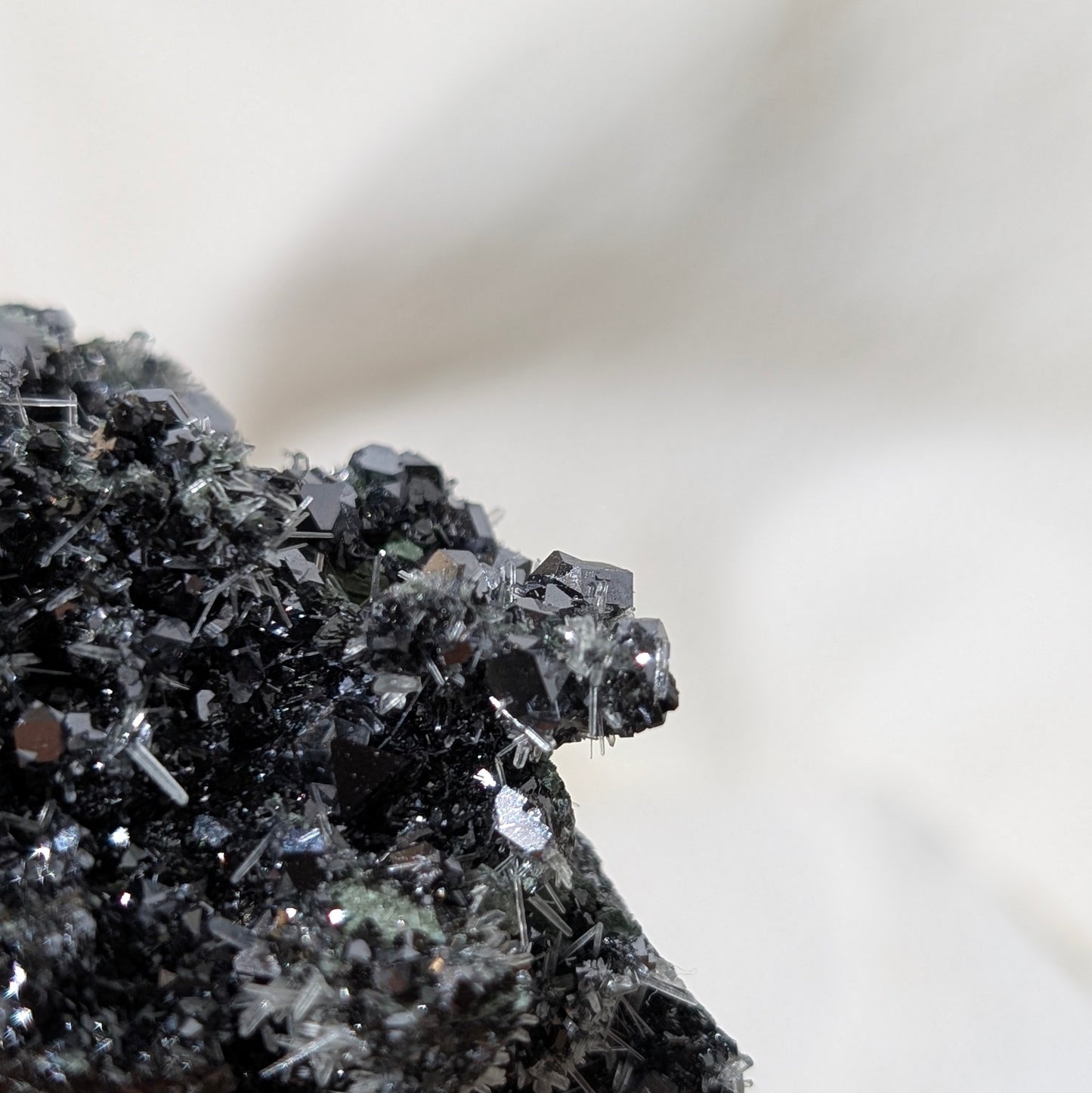 [GA03] Galena with Calcite Quartz, Bulgaria 保加利亞方鉛礦白水晶共生