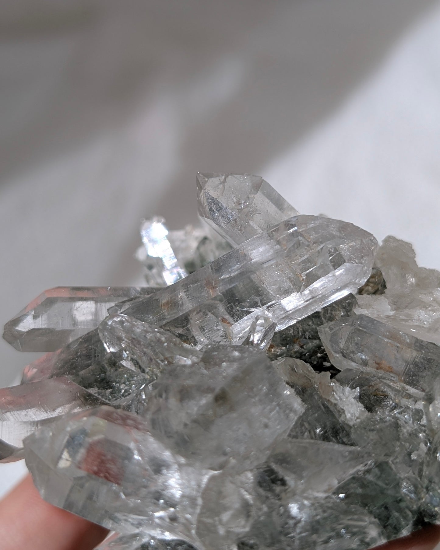 [HQ09] Himalayan Quartz with Green Lodolite, India