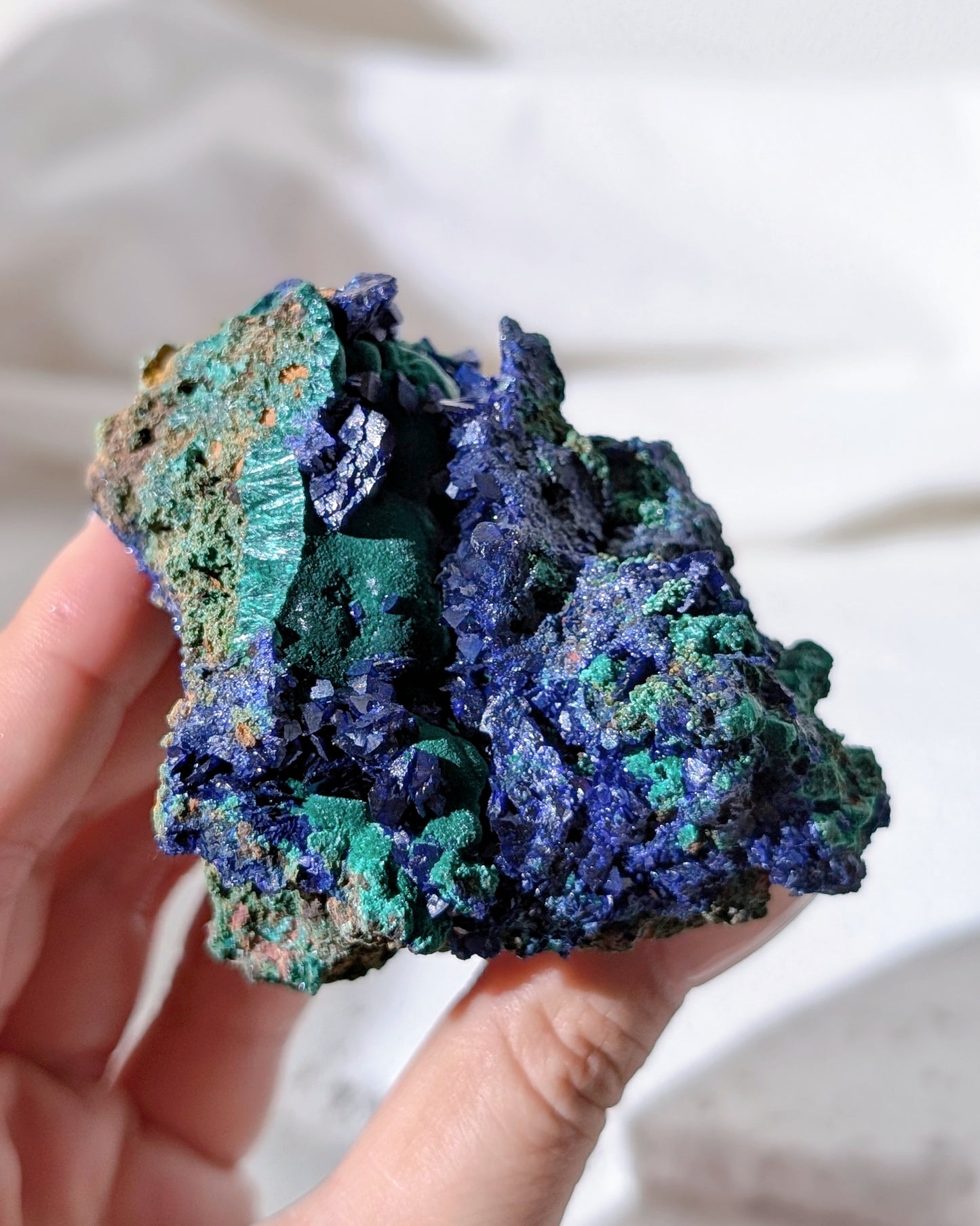 [AZ38] Azurite Malachite 藍銅礦孔雀礦