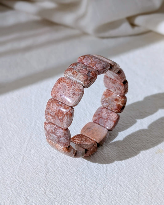 [MBFC02] Fossil Coral Hand band 珊瑚玉手排
