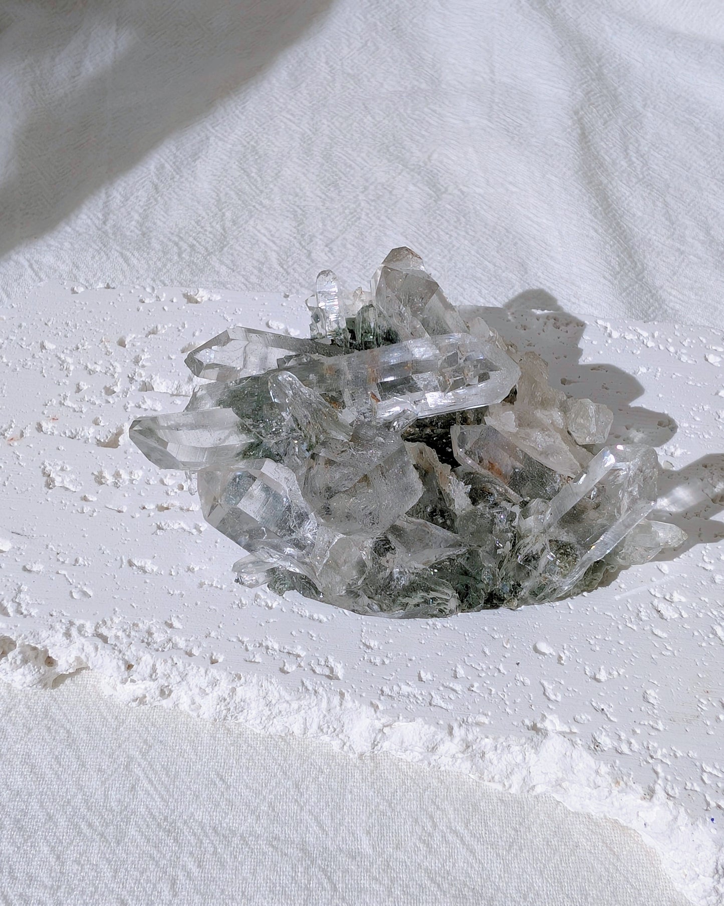 [HQ09] Himalayan Quartz with Green Lodolite, India