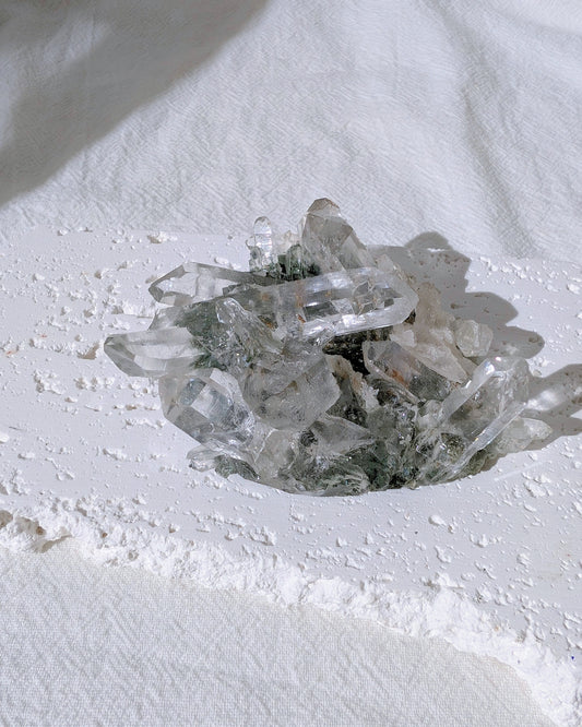 [HQ09] Himalayan Quartz with Green Lodolite, India