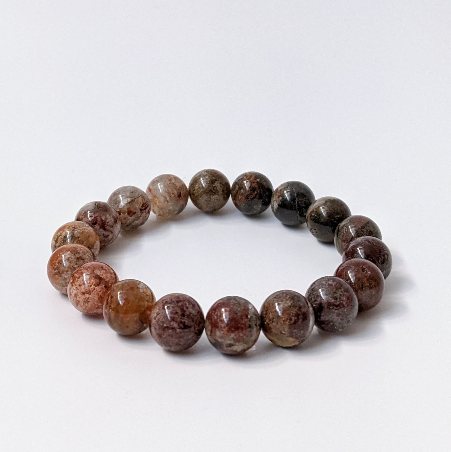 [MBLD01] Garden Lodolite Beaded Bracelet 滿盆花幽靈 10mm