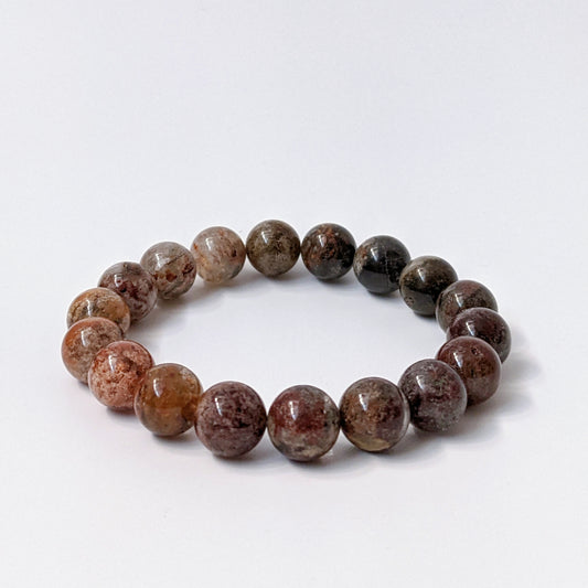 [MBLD01] Garden Lodolite Beaded Bracelet 滿盆花幽靈 10mm