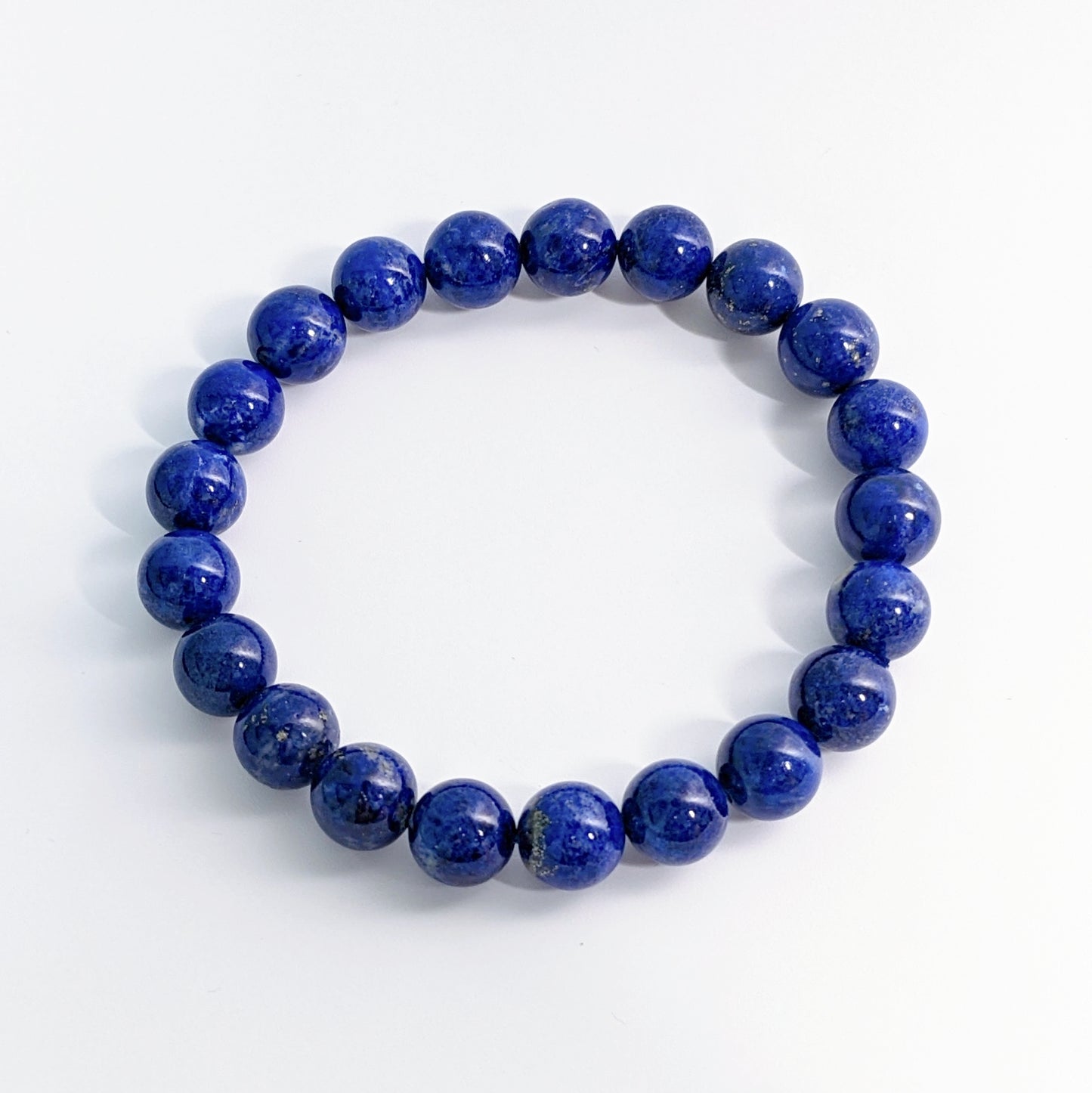 [MBLL03] Lapis Lazuli Beaded Bracelet 高油料老礦青金石 9+mm
