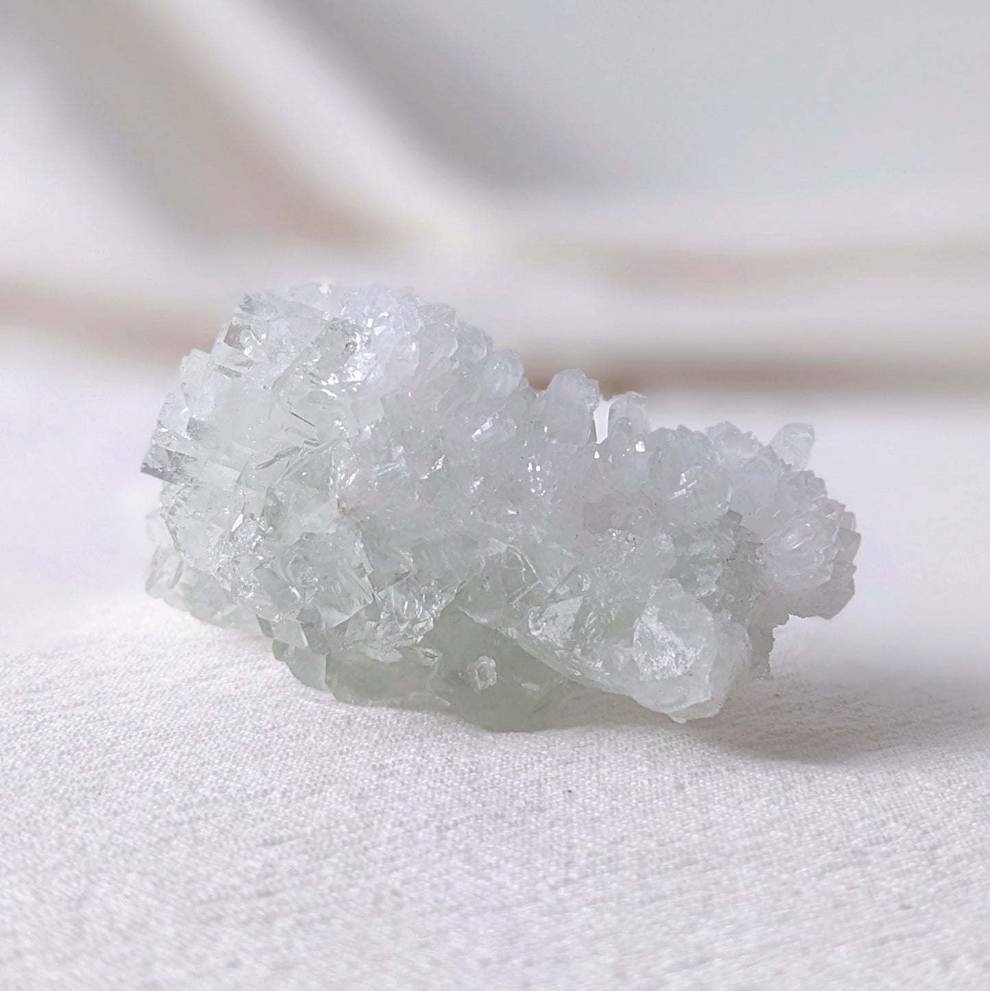 [FL09] Green Glass Fluorite with Quartz 香花嶺玻璃體綠螢石
